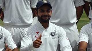 Virat Kohli receives Padma Shri from India's president