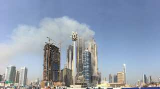 Fire breaks out at under-construction building near Dubai's largest mall, no casualties