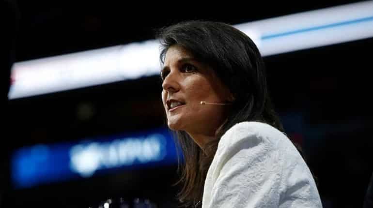 White House backs Nikki Haley, says US has to accept political reality of Syrian president