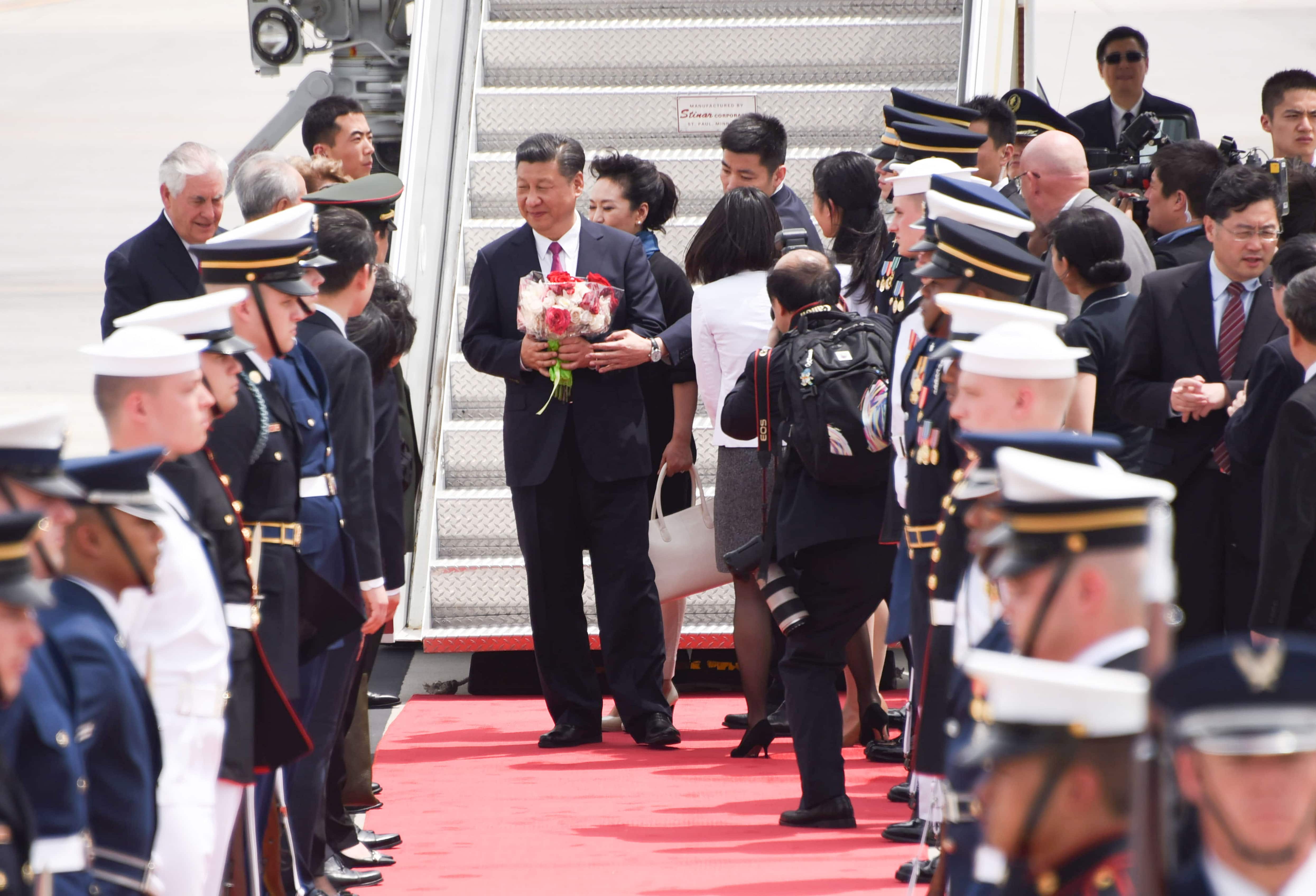 Chinese President Xi Jinping arrives in US for high-stakes summit Chinese President Xi Jinping arrives in US for high-stakes summit