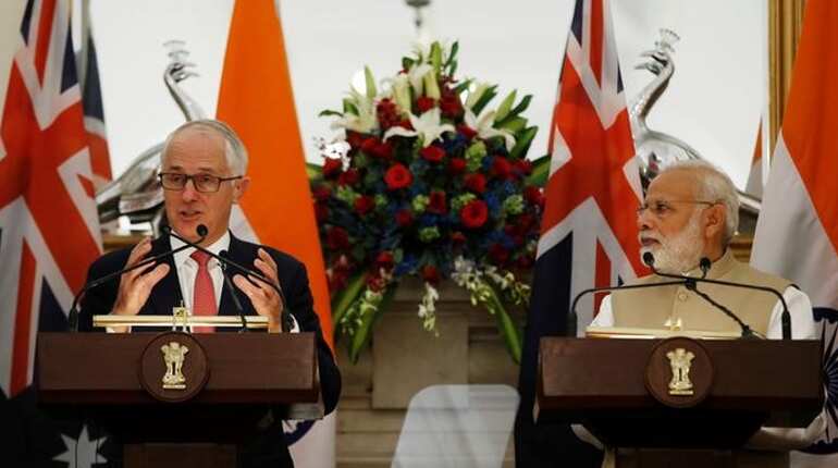 India and Australia sign six pacts, to fight terror together India and Australia sign six pacts, to fight terror together