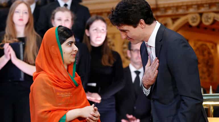 Malala Yousafzai becomes honorary Canadian citizen, praises refugee welcome