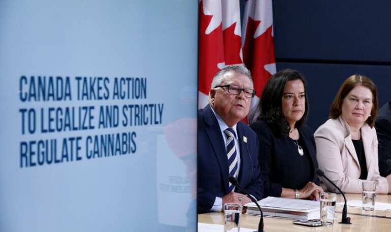 Canada on track to legalise recreational pot by July 2018