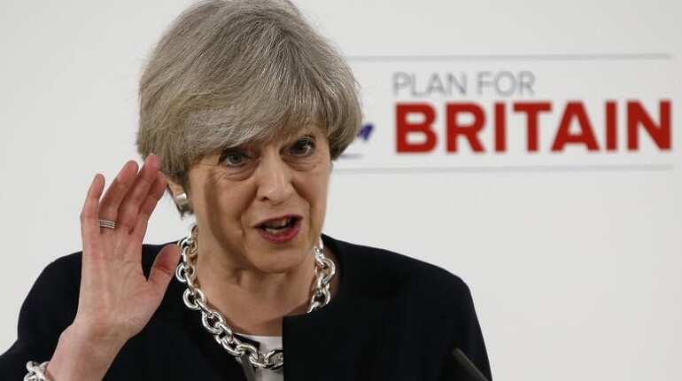 British PM Theresa May confirms early UK election on June 8