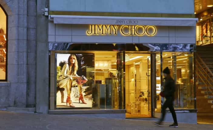 British luxury shoe brand Jimmy Choo put up on sale British luxury shoe brand Jimmy Choo put up on sale