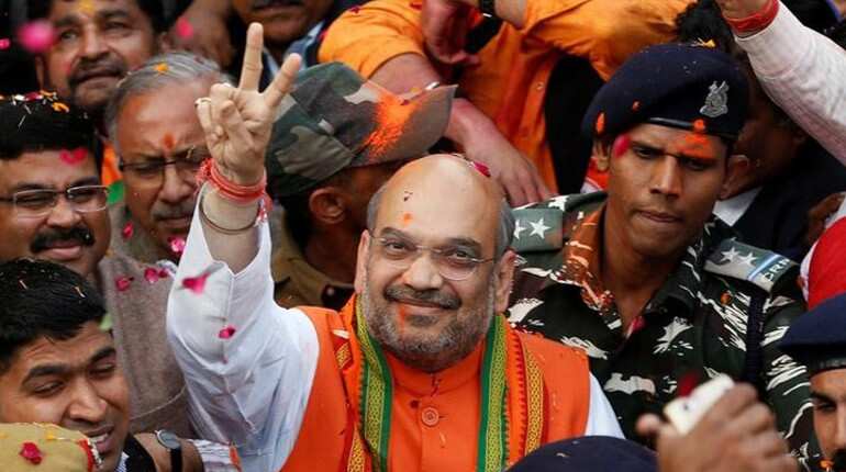 BJP chief Amit Shah reaches Jammu as part of  'Vistaar Yatra'