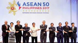 ASEAN drops reference to China's 'land reclamation and militarization' in South China Sea