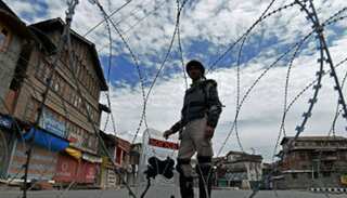 Students clash with Indian security personnel in troubled Kashmir
