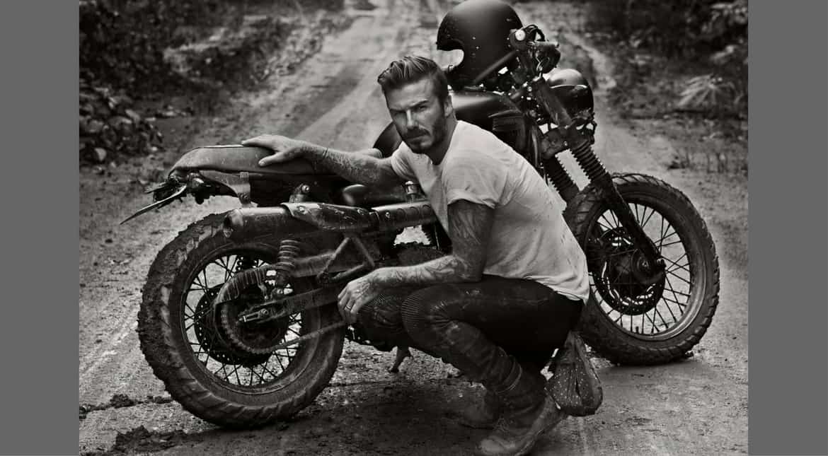 Beckham loves his bikes