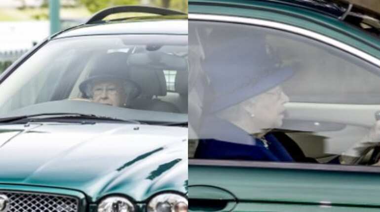 Sneak Peek: 91-year-old Queen Elizabeth II drives herself back from church Sneak Peek: 91-year-old Queen Elizabeth II drives herself back from church