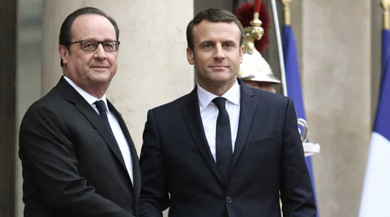 Macron takes office as President of France Macron takes office as President of France