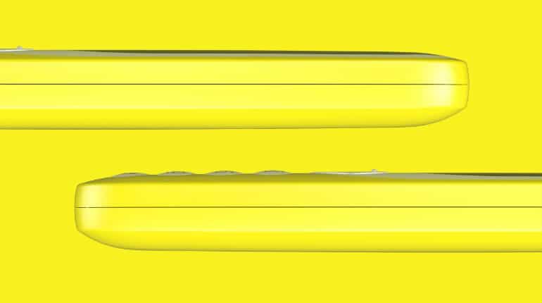 The new Nokia 3310 carries the same design elements as the old one, but features a modern design language