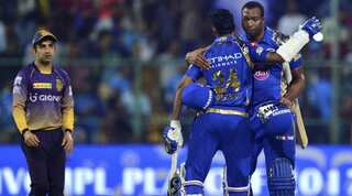Mumbai Indians beat KKR by 6 wickets, enter IPL final