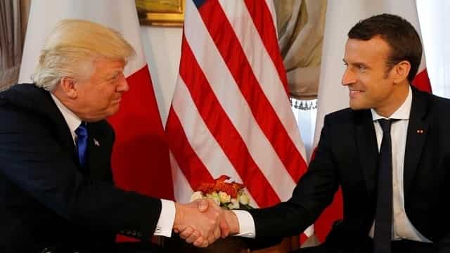 Macron speaks about 'moment of truth' handshake with Trump Macron speaks about 'moment of truth' handshake with Trump