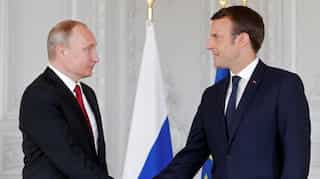 France's Macron calls Russia Today, Sputnik 'propaganda' while standing beside Putin