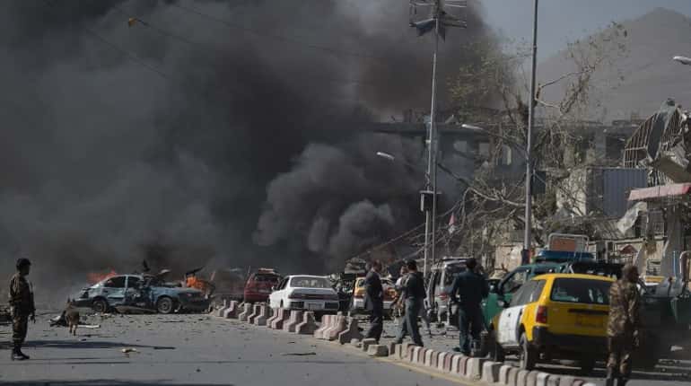 At least 80 killed, hundreds wounded in truck bomb explosion in Kabul's embassy area At least 80 killed, hundreds wounded in truck bomb explosion in Kabul's embassy area