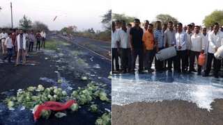 Maharashtra: Farmer protest turns violent, first strike since 1933