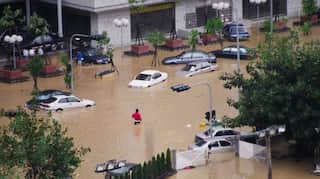 Torrential rains hit Taiwan, lead to flooding