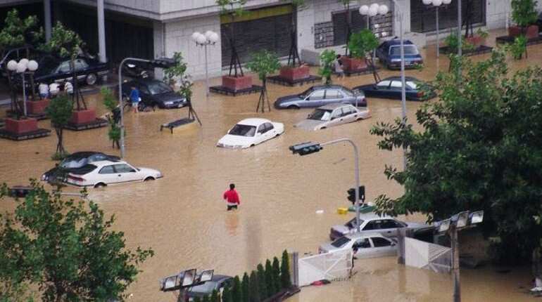 Torrential rains hit Taiwan, lead to flooding