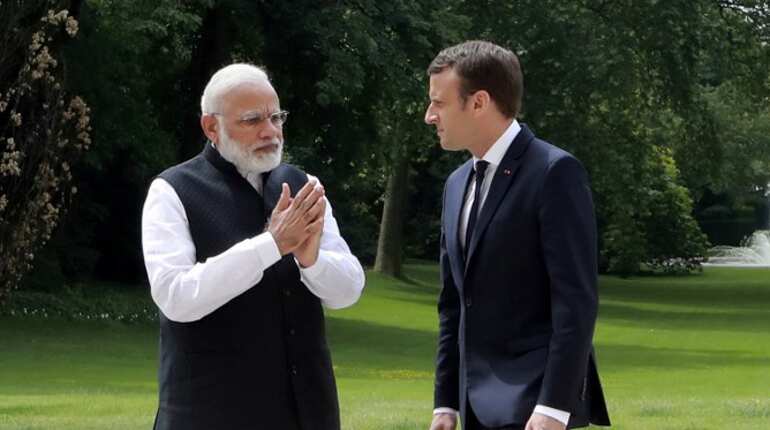 Climate and terrorism two big threats for humanity: PM Modi in France Climate and terrorism two big threats for humanity: PM Modi in France