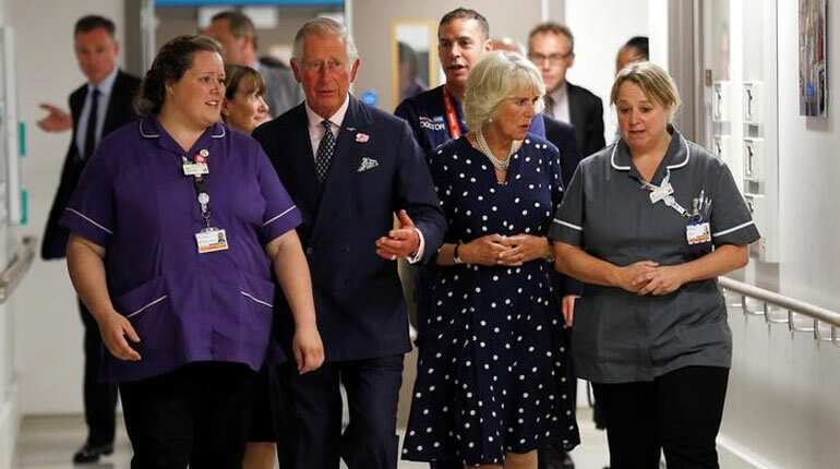 Prince Charles and Camilla visit survivors of London attack