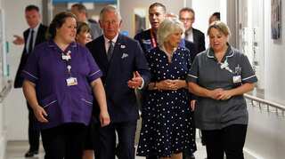 Prince Charles and Camilla visit survivors of London attack