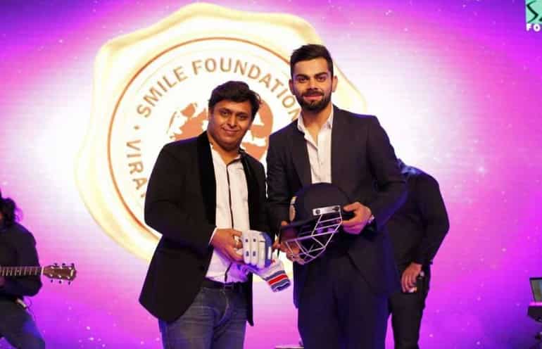 Charity Ball hosted by Virat Kohli and Smile Foundation