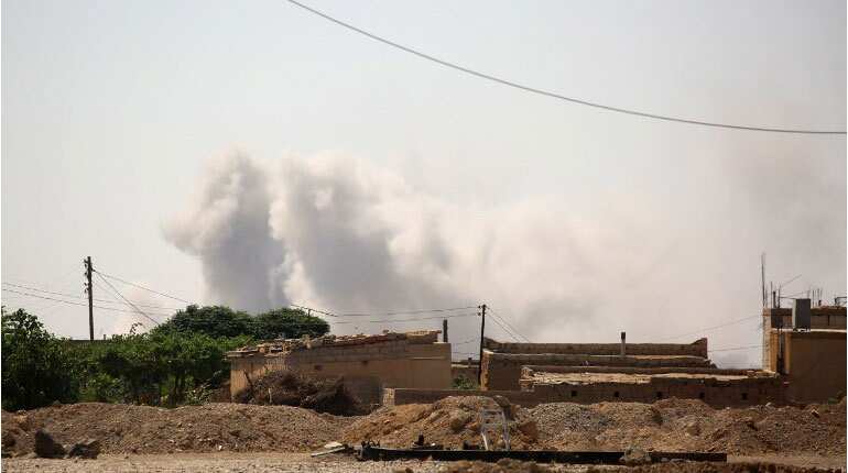 US-led coalition strikes kill 17 civilians as battle for Raqa rages: Monitor