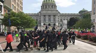 Protesters rally against sharia law in dozens of US cities
