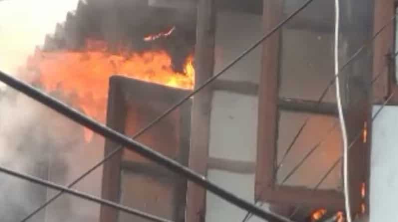 Fire on first floor of Howrah District Court, West Bengal
