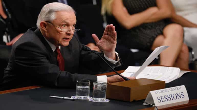 Jeff Sessions denies secret meetings with Russia, calls it 'detestable lie'