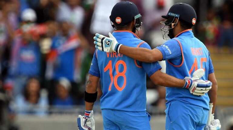 Virat-Rohit celebrate