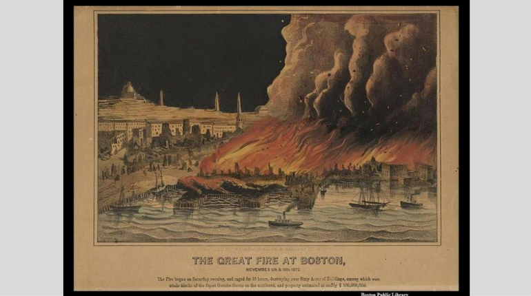 The Great Fire of Boston, 1872