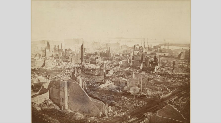 The Great Fire of Boston, 1872