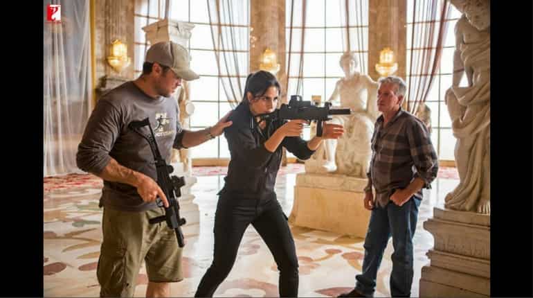 Katrina Kaif trains for upcoming film 'Tiger Zinda Hai' Katrina Kaif trains for upcoming film 'Tiger Zinda Hai'