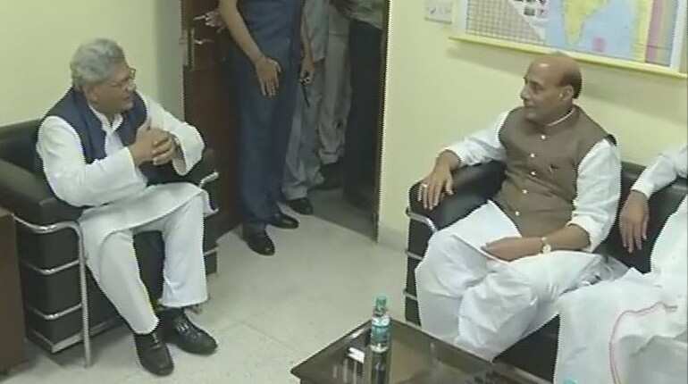 Presidential polls: Rajnath, Venkaiah call on Sonia Gandhi, L K Advani, M M Joshi to build consensus