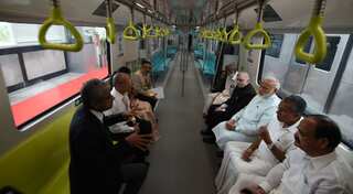PM Modi inaugurates Kerala's first metro service in Kochi