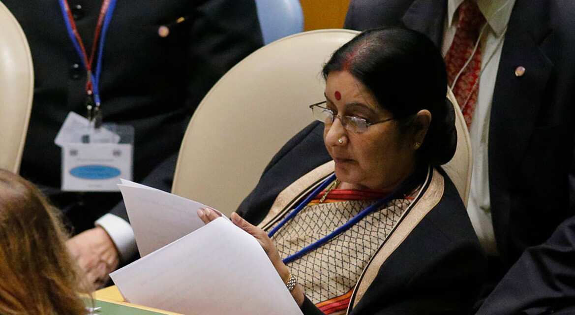 Rumours, internal matter, says Sushma Swaraj on running for presidency