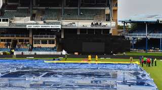 India vs West Indies ODI cut short due to torrential rain
