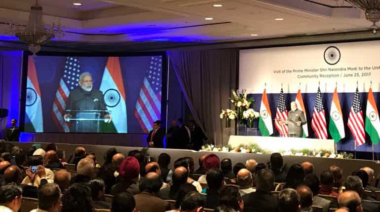 When India carried out surgical strikes, not one country raised questions: Modi to Indians in US
