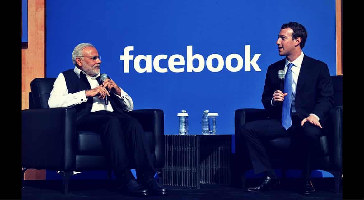 Shri Narendra Modi and the Facebook CEO