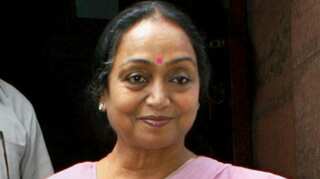 Opposition Presidential candidate Meira Kumar files nomination papers with Sonia Gandhi by her side