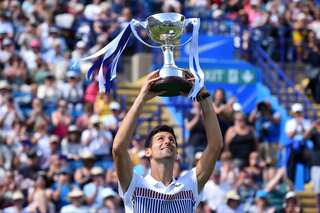Djokovic, Pliskova win Eastbourne titles to stake Wimbledon claim