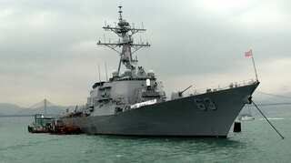 Deeply concerned over US warship sailing through Taiwan Strait: China