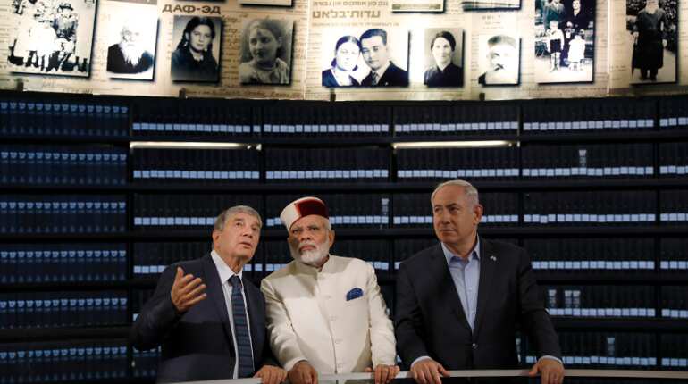 PM Modi along with Netanyahu made a visit to Yad Vashem Holocaust Memorial Museum
