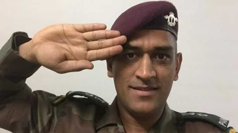 Dhoni the Armyman