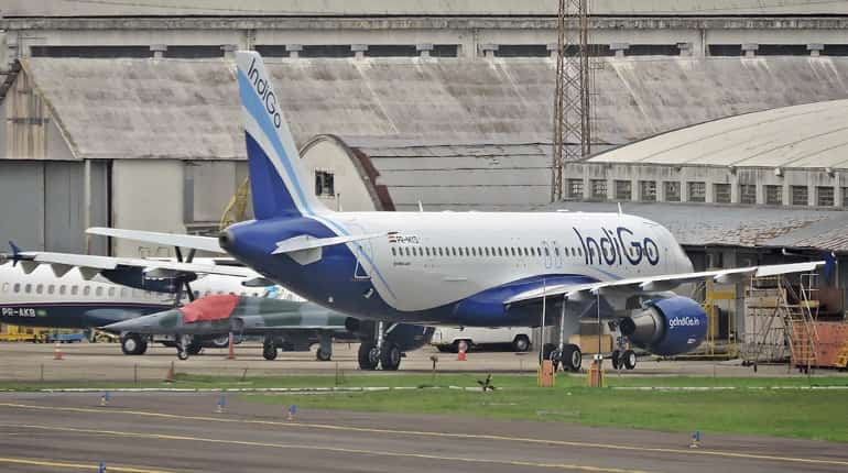 Five injured as jet blast shatters IndiGo plane window Five injured as jet blast shatters IndiGo plane window