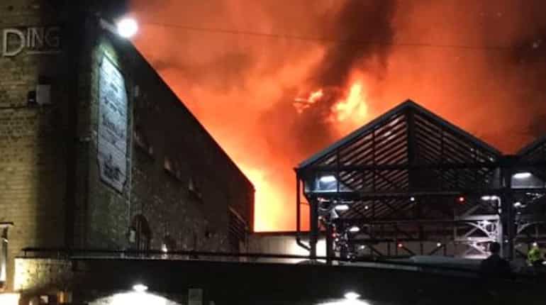 Major fire breaks out in London's Camden Lock Market, no casualties