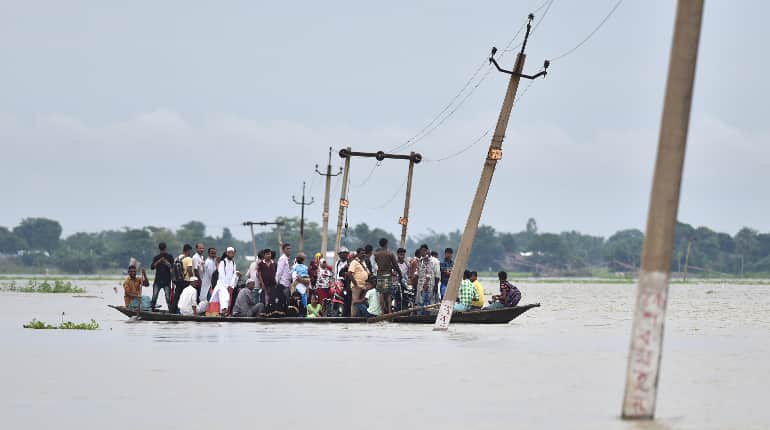 Flood-hit villagers