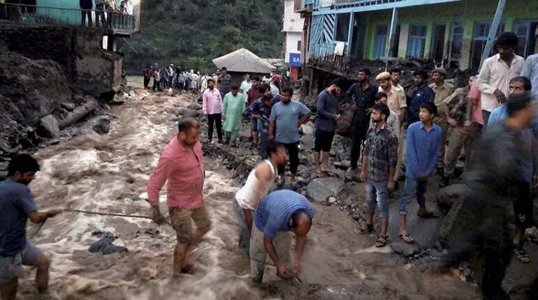 Cloudburst in J&K